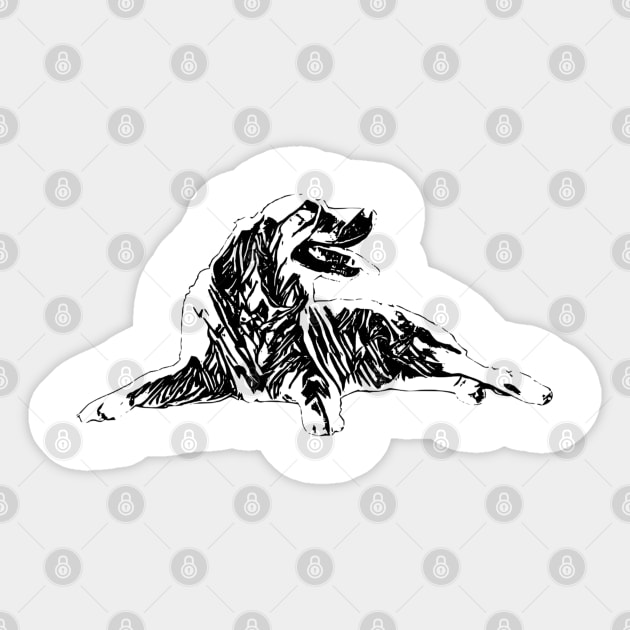 Labrador Sticker by Nimmersatt